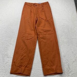 Paul & Shark Yachting Pleated Stretch Trousers Wide Leg Copper Mens